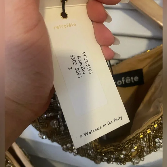 Retrofete Kala Sequin Top & Mina Sequin Skirt - Picture 8 of 13